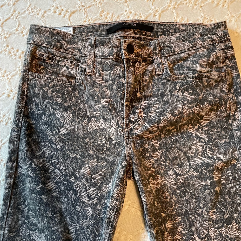 Joe’s Jeans Size 27 Skinny Lace Print